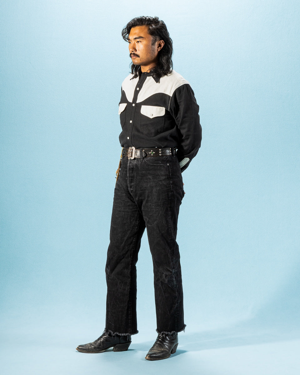 Freenote Packard Western Shirt - Black Combo - Standard & Strange