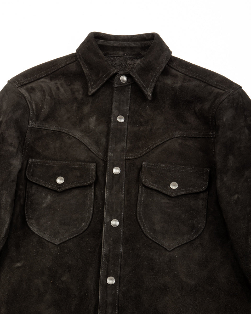 Freenote Packard Western Shirt - Black Goatskin - Standard & Strange