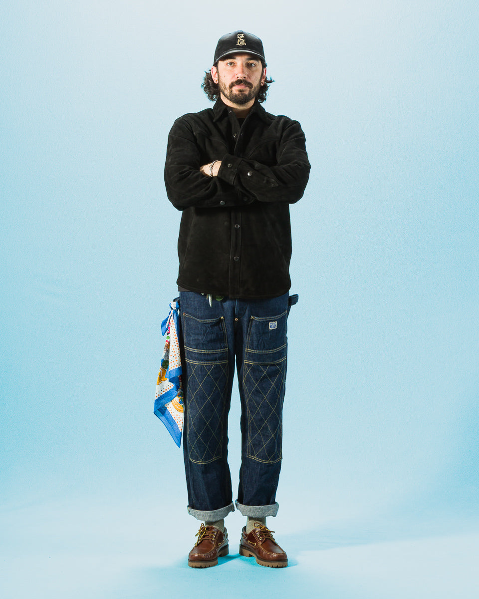 Freenote Packard Western Shirt - Black Goatskin - Standard & Strange