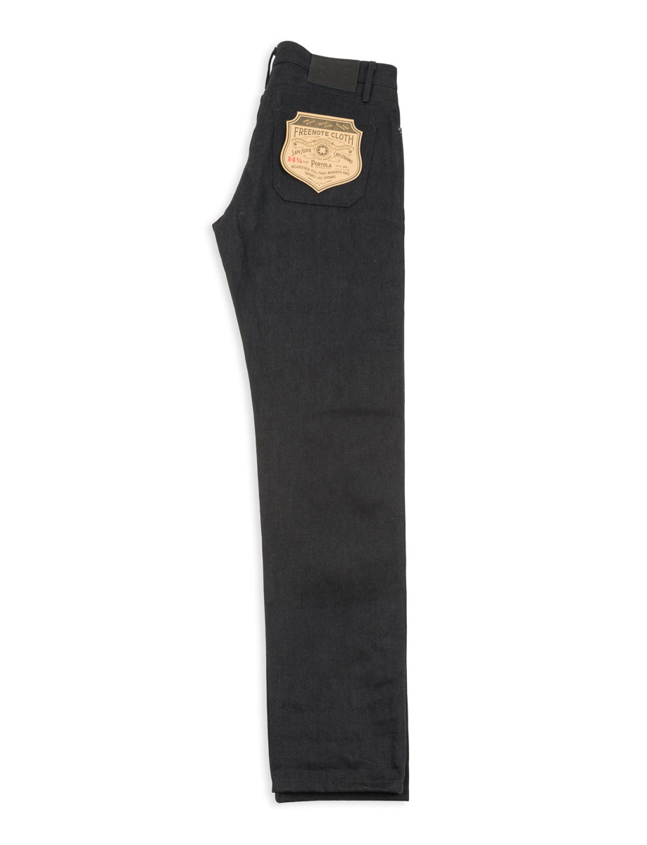 Freenote Portola Classic Taper - 14.25oz Black/Gray Selvedge - Standard & Strange