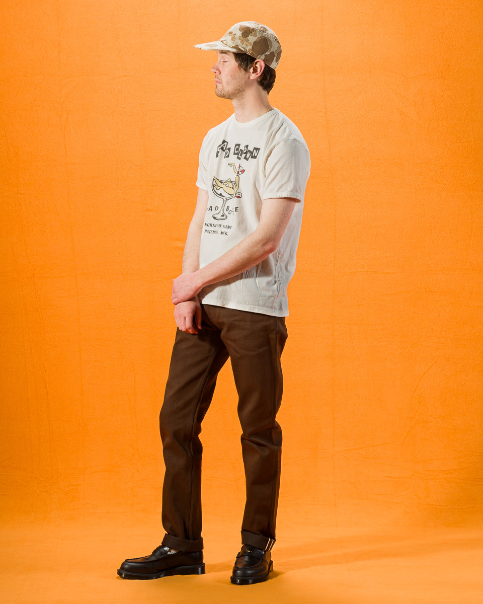 Freenote Portola Classic Taper - 15oz Dark Brown Denim - Standard & Strange