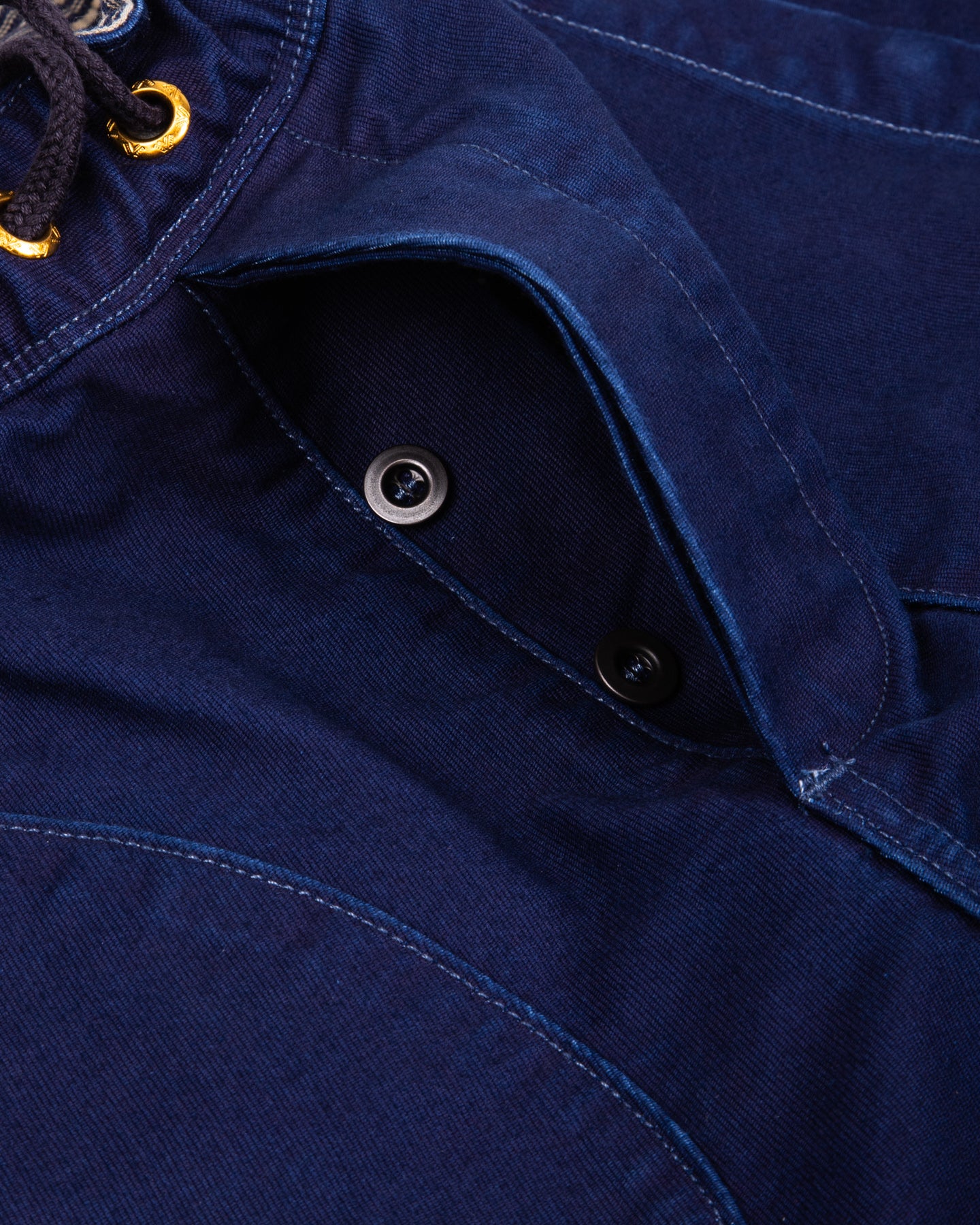 Freenote Premium Deck Shorts - Indigo Jungle Cloth - Standard & Strange