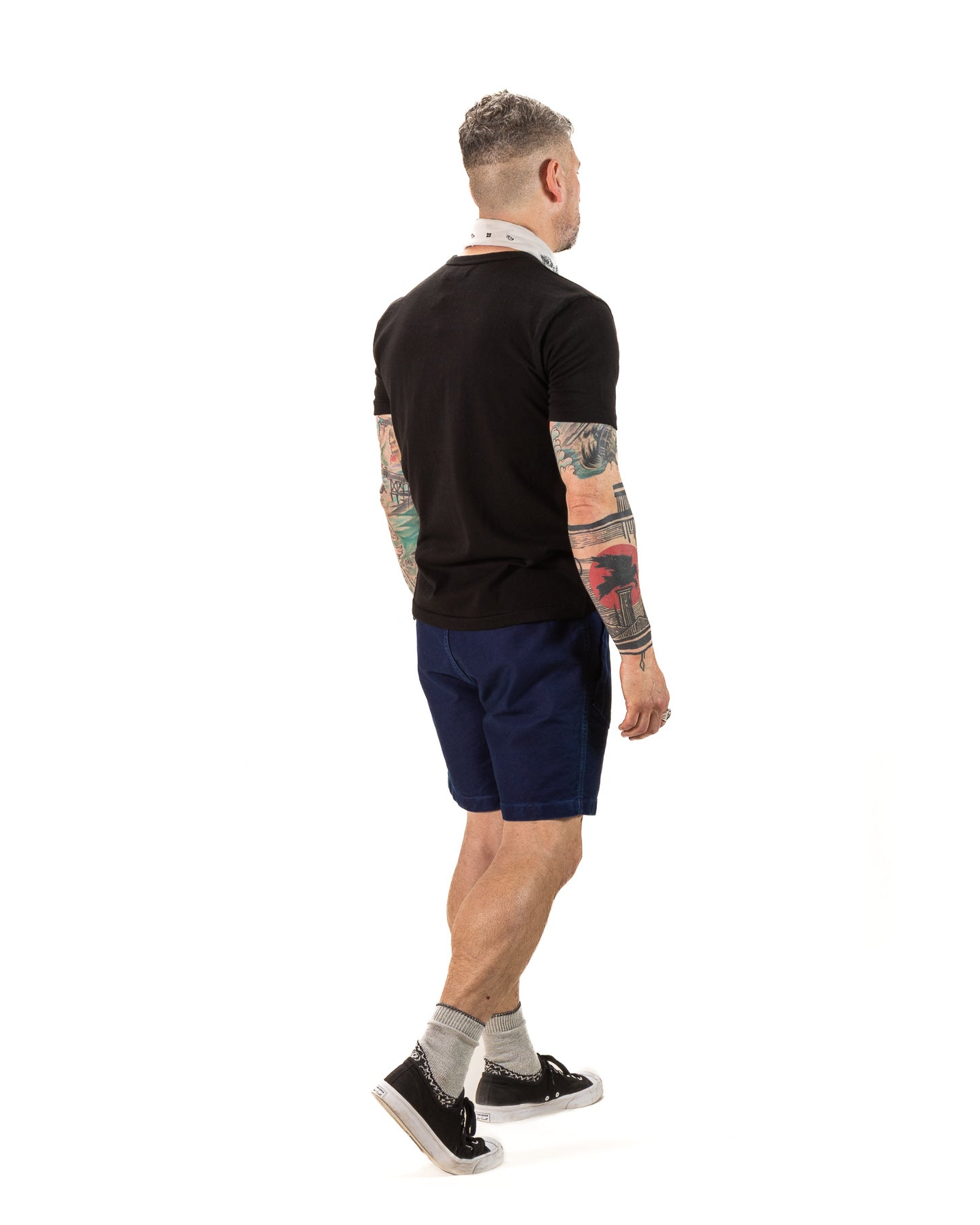 Freenote Premium Deck Shorts - Indigo Jungle Cloth - Standard & Strange
