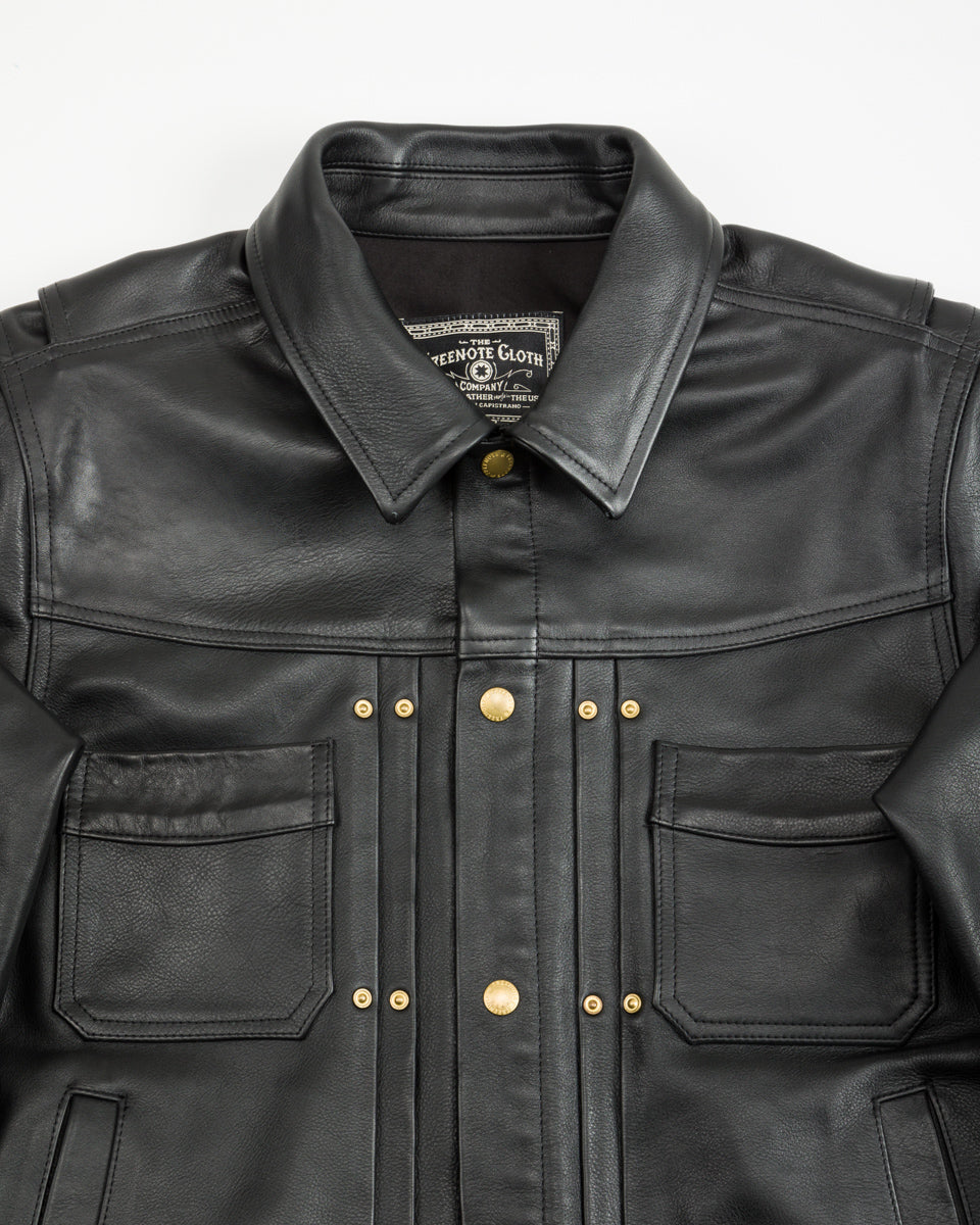 Freenote RJ-1 Jacket - Black Leather - Standard & Strange