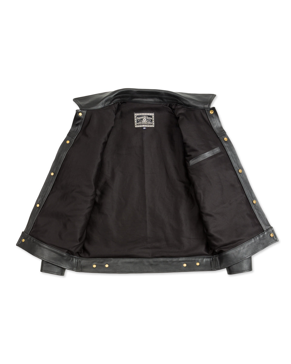 Freenote RJ-1 Jacket - Black Leather - Standard & Strange