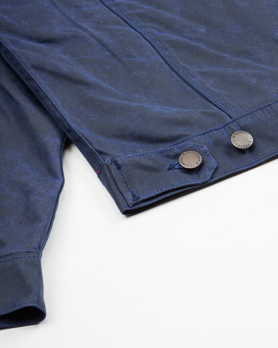 Freenote RJ-1 Jacket - Navy Waxed Canvas - Standard & Strange