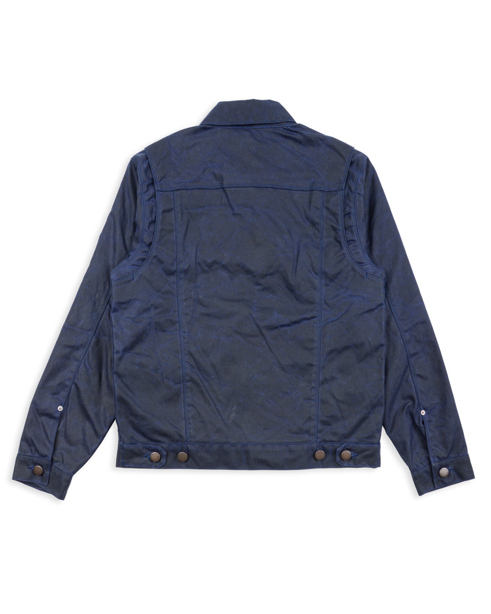 Freenote RJ-1 Jacket - Navy Waxed Canvas - Standard & Strange