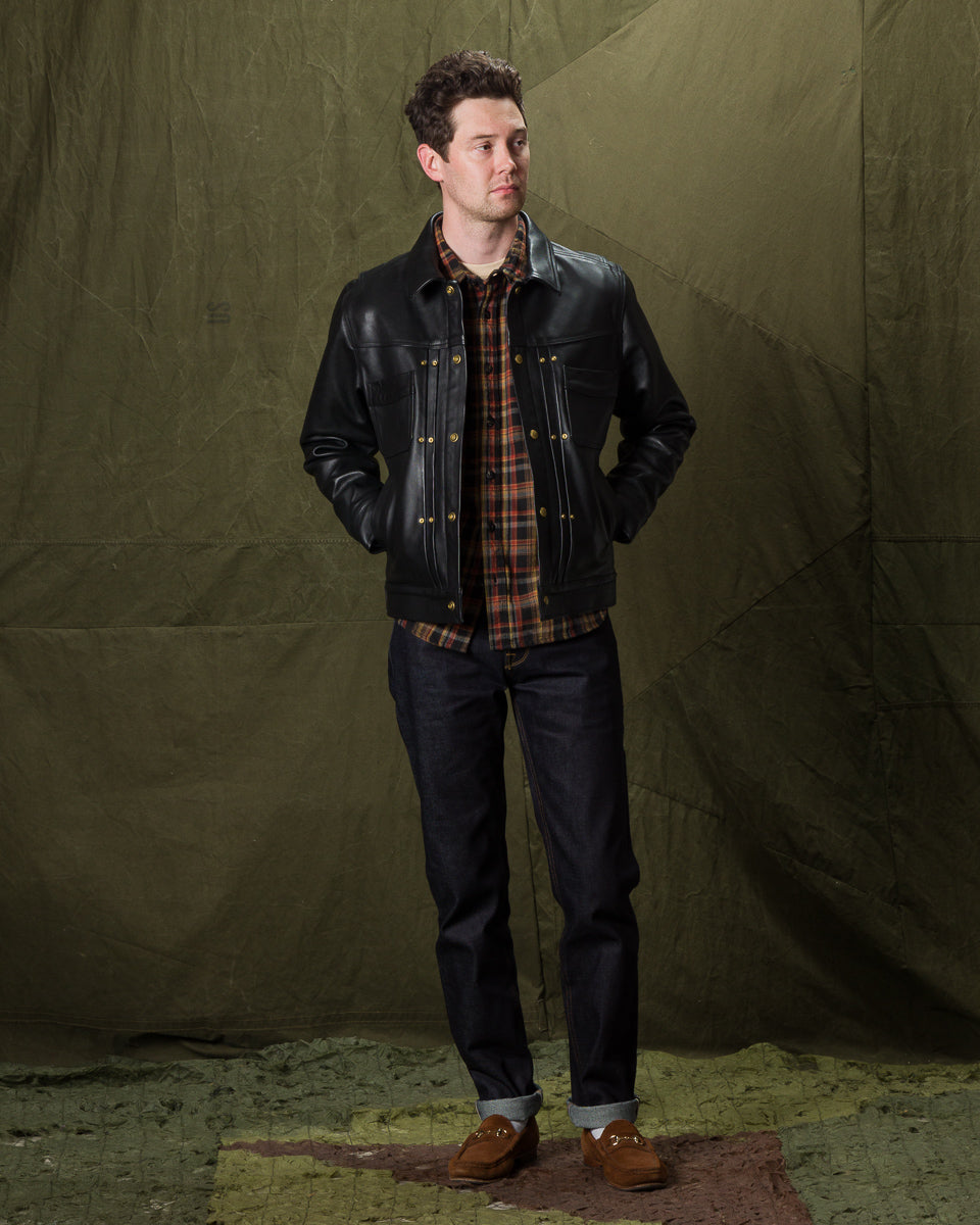 Freenote RJ-1 Jacket - Black Leather - Standard & Strange