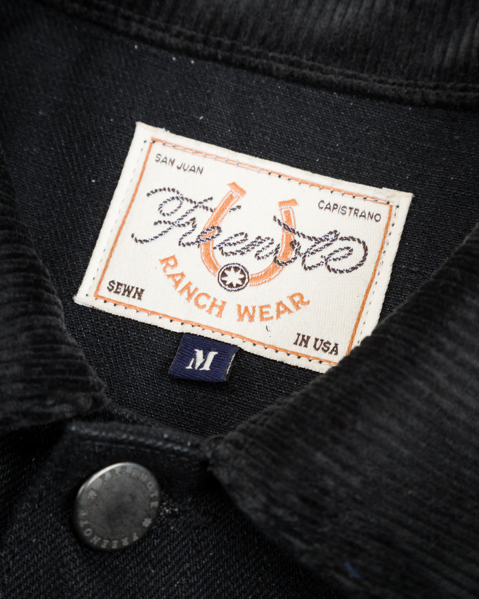 Freenote RJ-3 Jacket - 17oz Black Denim - Standard & Strange