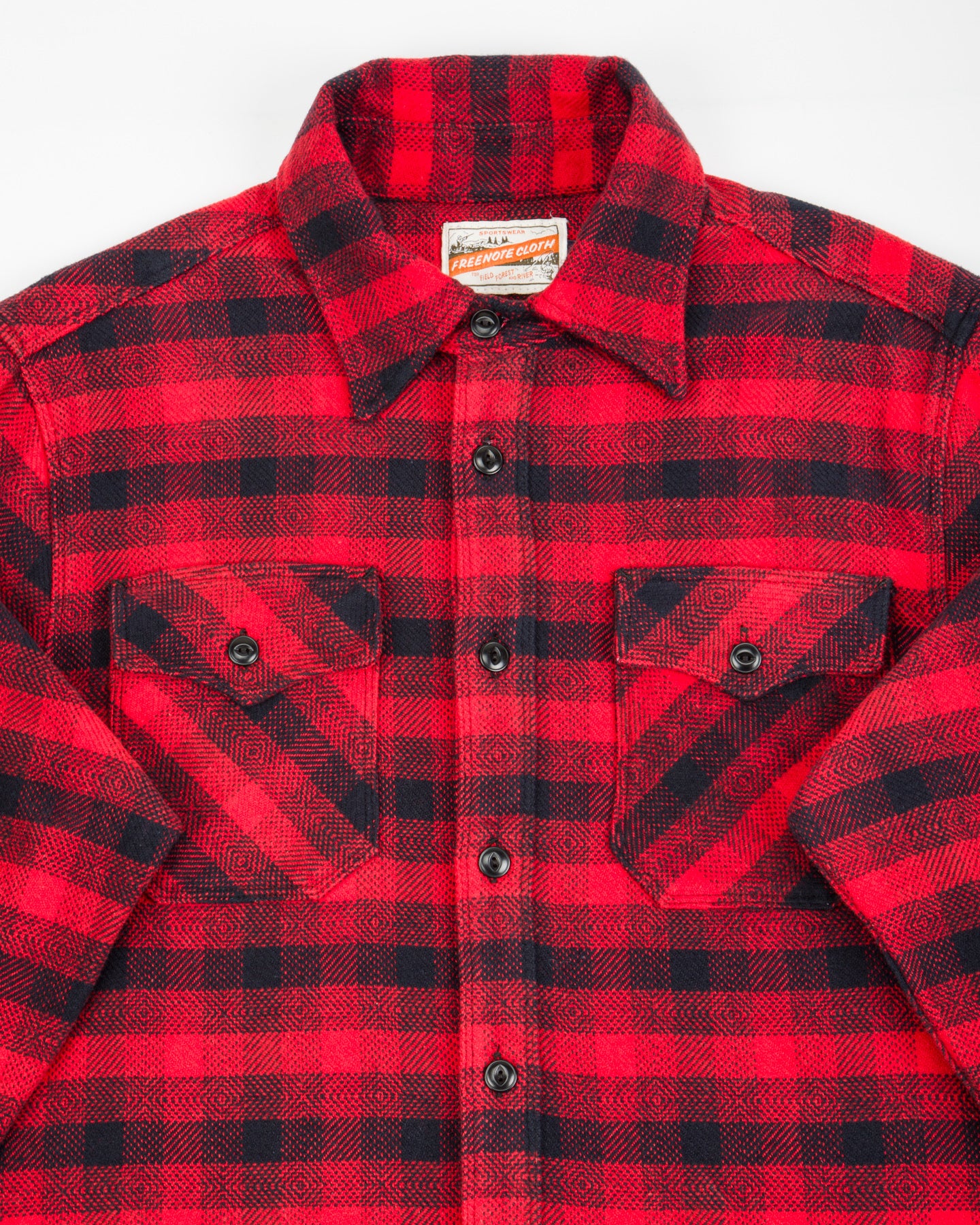Freenote Scout Shirt - Furnace Red Plaid - Standard & Strange