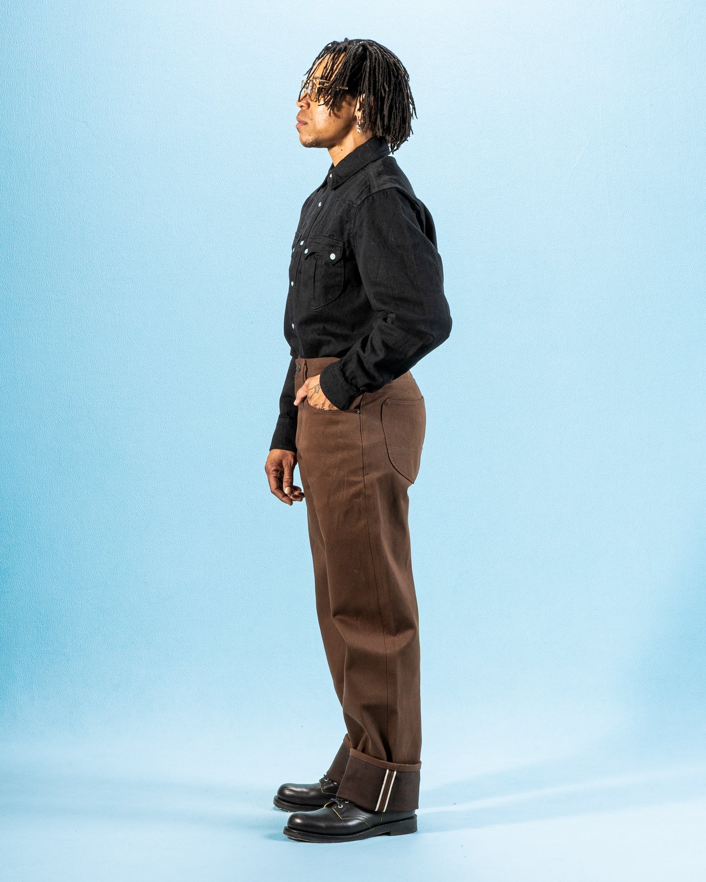 Freenote Sinclair Shirt - Black - Standard & Strange