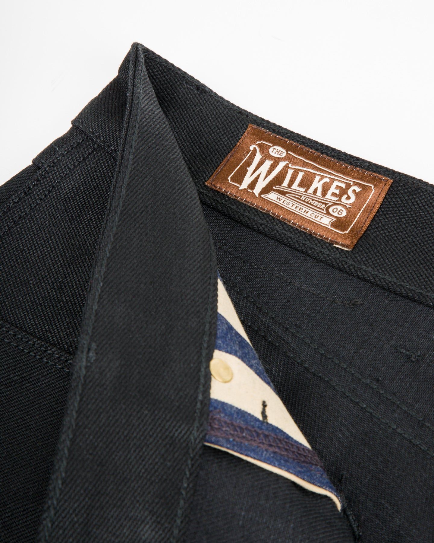 Freenote Wilkes Western - 15.75 oz Black/Black - Standard & Strange