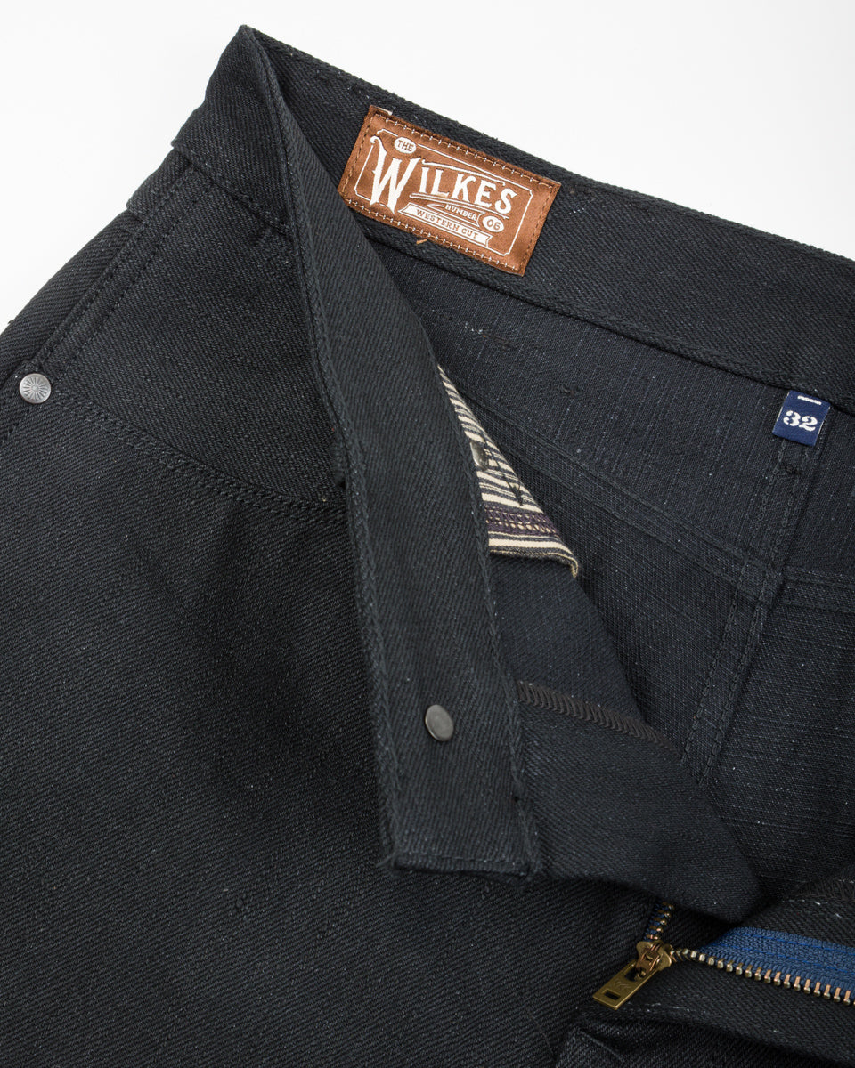 Freenote Wilkes Western - 17oz Black Slub - Standard & Strange