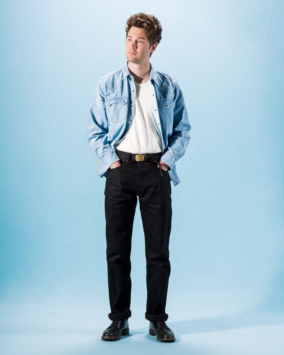 Freenote Wilkes Western - 17oz Black Slub - Standard & Strange