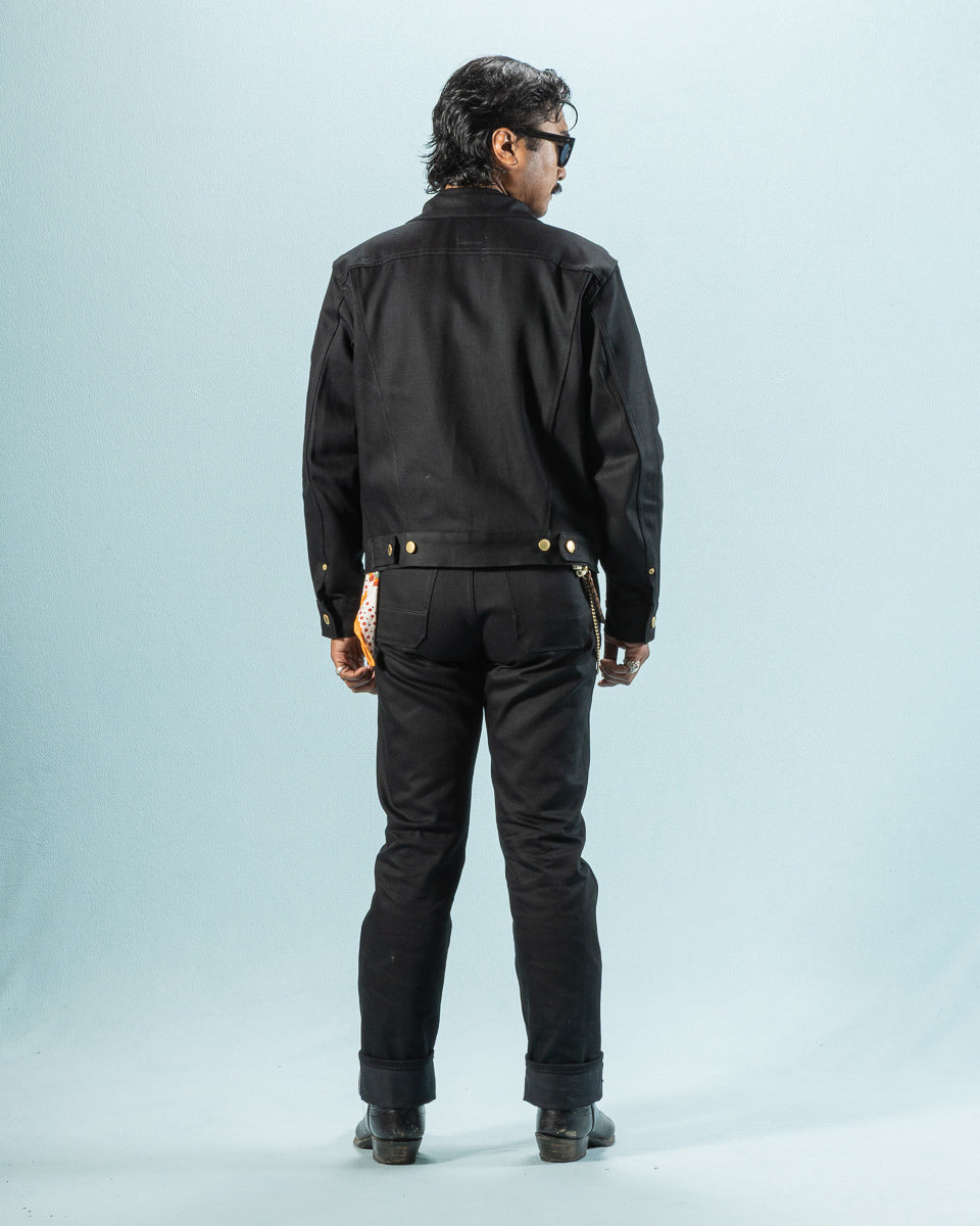 Freenote Wilkes Western - Aces High 14oz Black Denim - Standard & Strange