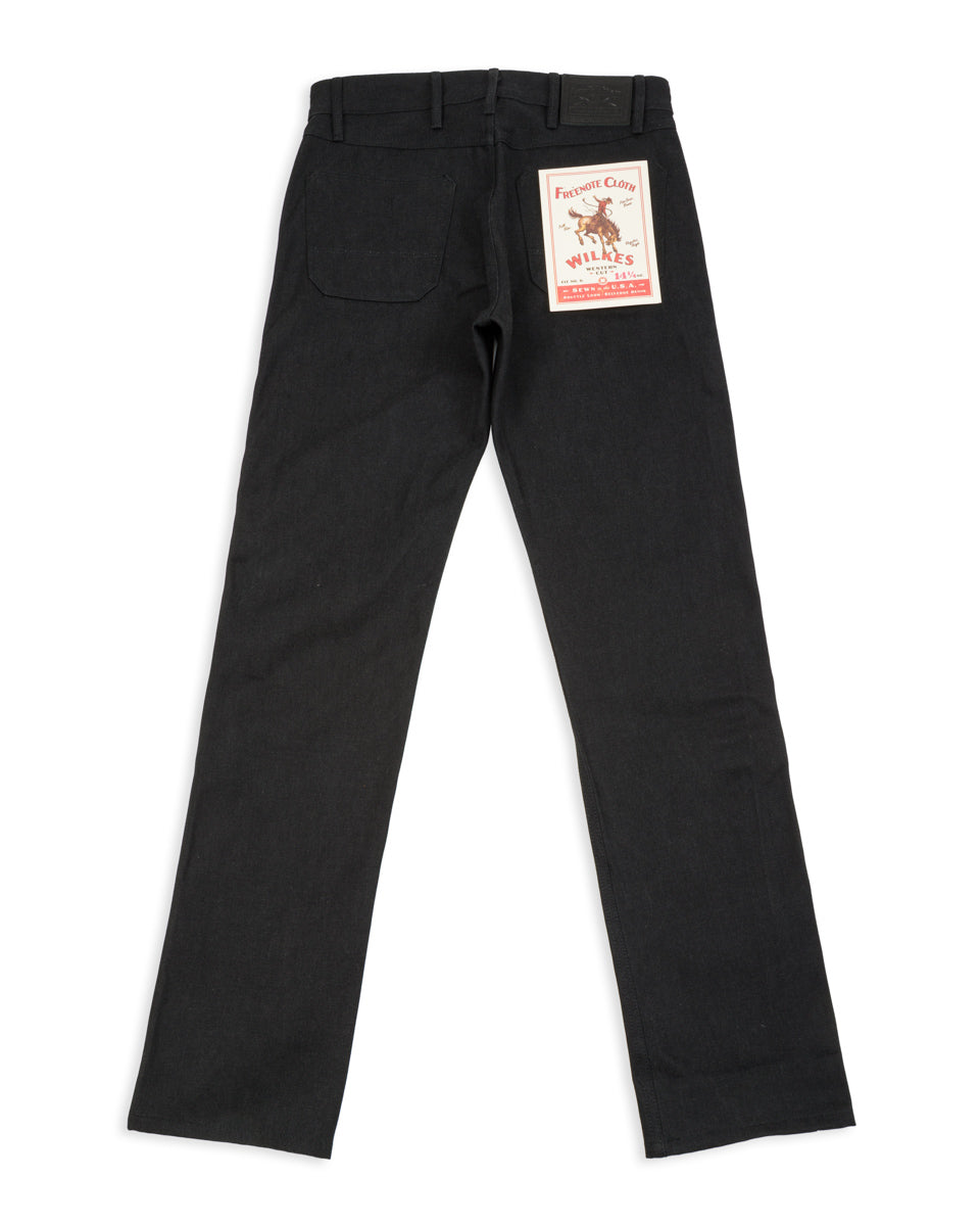Freenote Wilkes Western - 14.25 oz Black/Gray - Standard & Strange