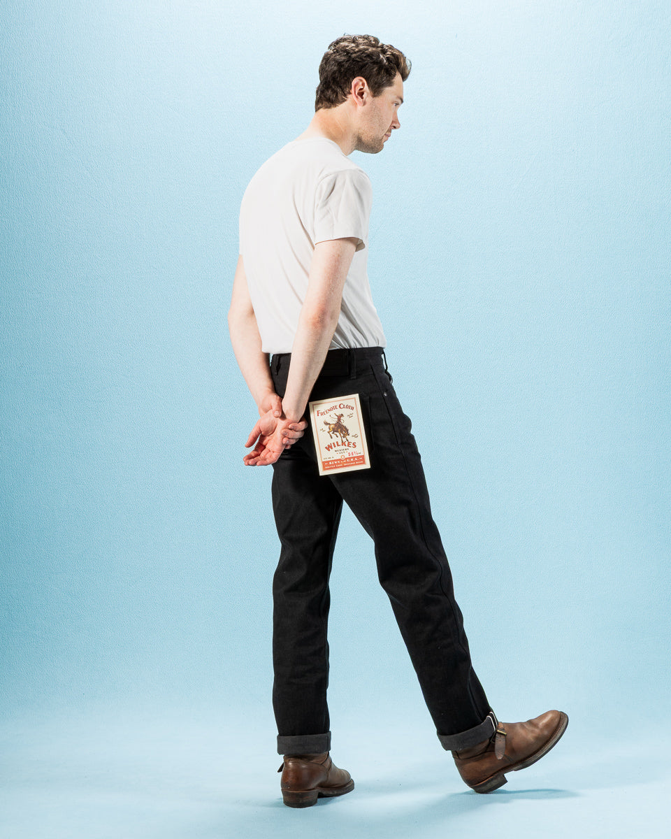 Freenote Wilkes Western - 14.25 oz Black/Gray - Standard & Strange