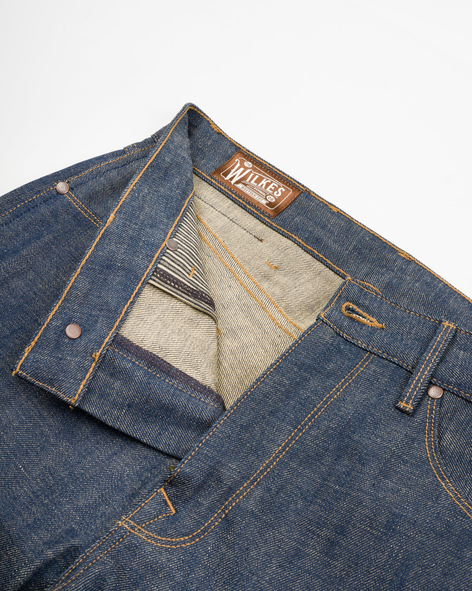 Freenote Wilkes Western - 13oz Natural Rinsed Denim - Standard & Strange