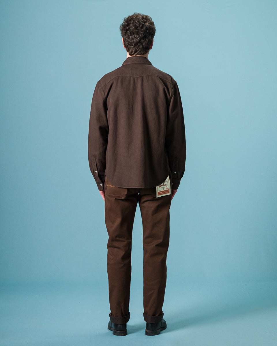 Freenote Wilkes Western - 15oz Dark Brown Denim - Standard & Strange