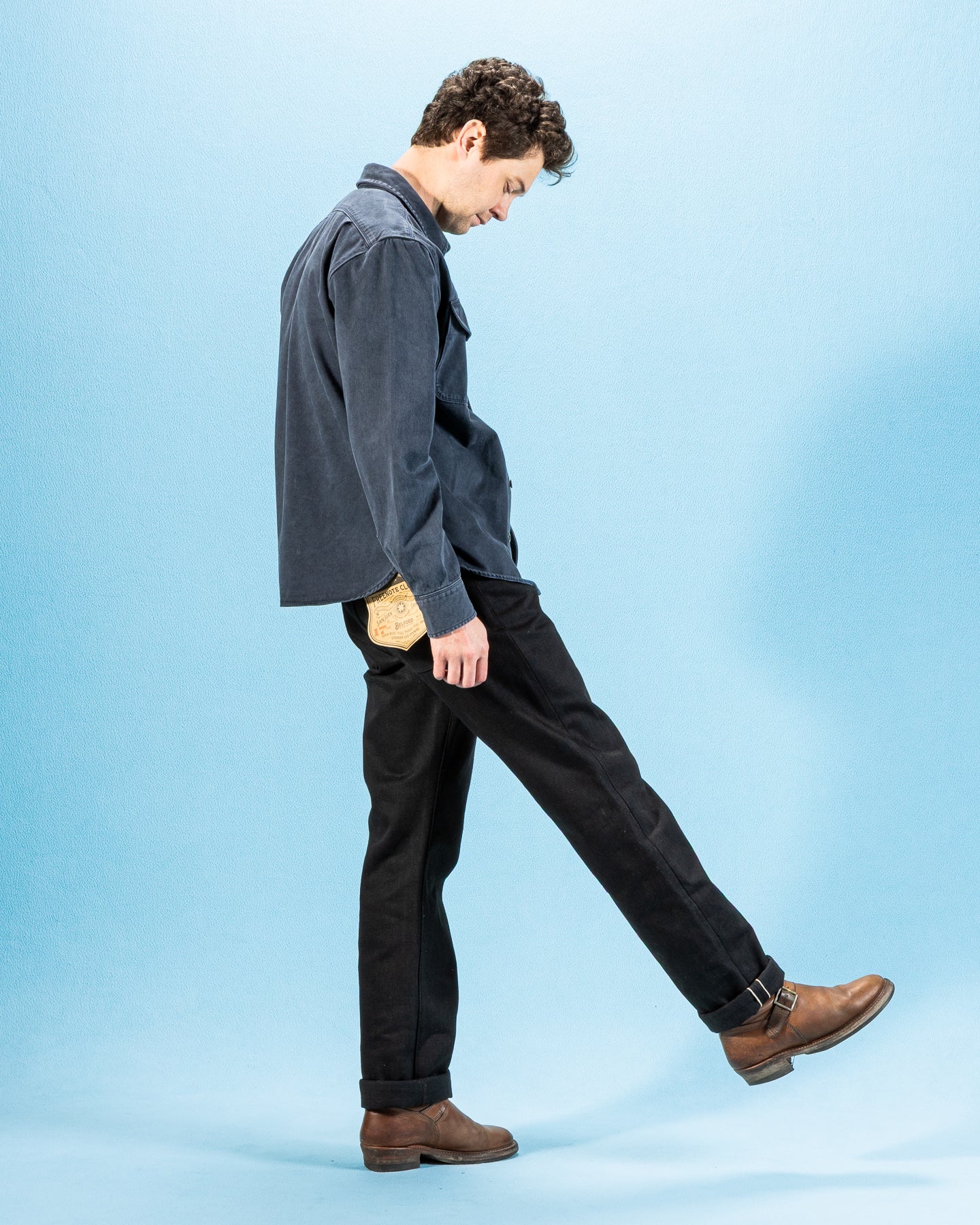 Freenote Belford Straight Fit - 17oz Black Slub - Standard & Strange