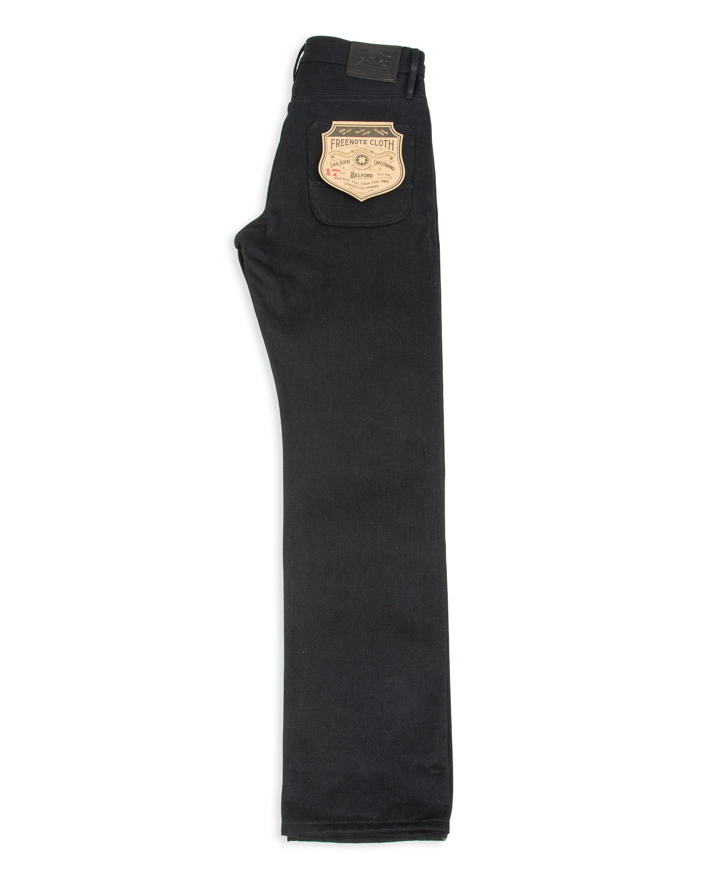 Freenote Belford Straight Fit - 17oz Black Slub - Standard & Strange