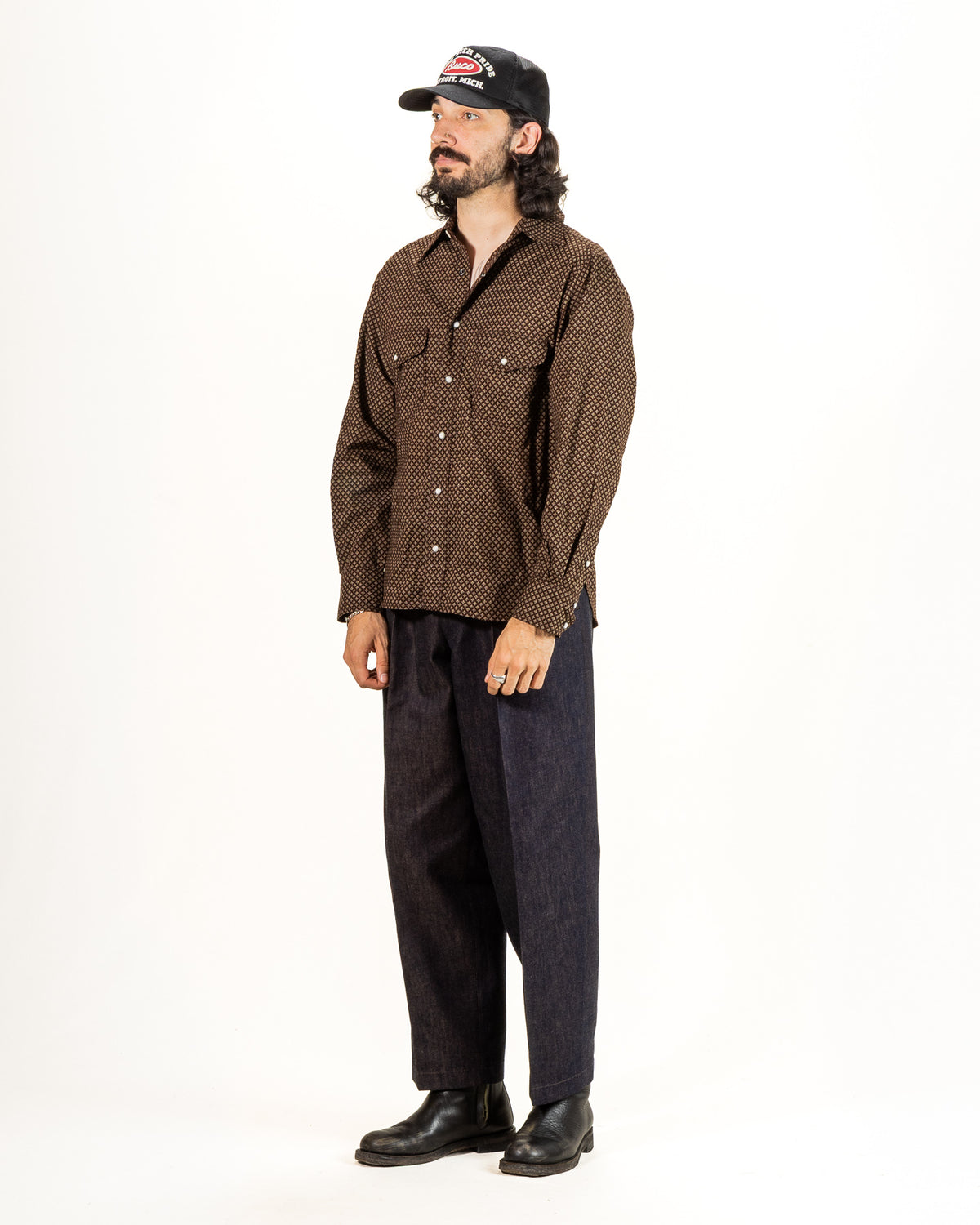 Freenote Bodie Shirt - Mahogany - Standard & Strange