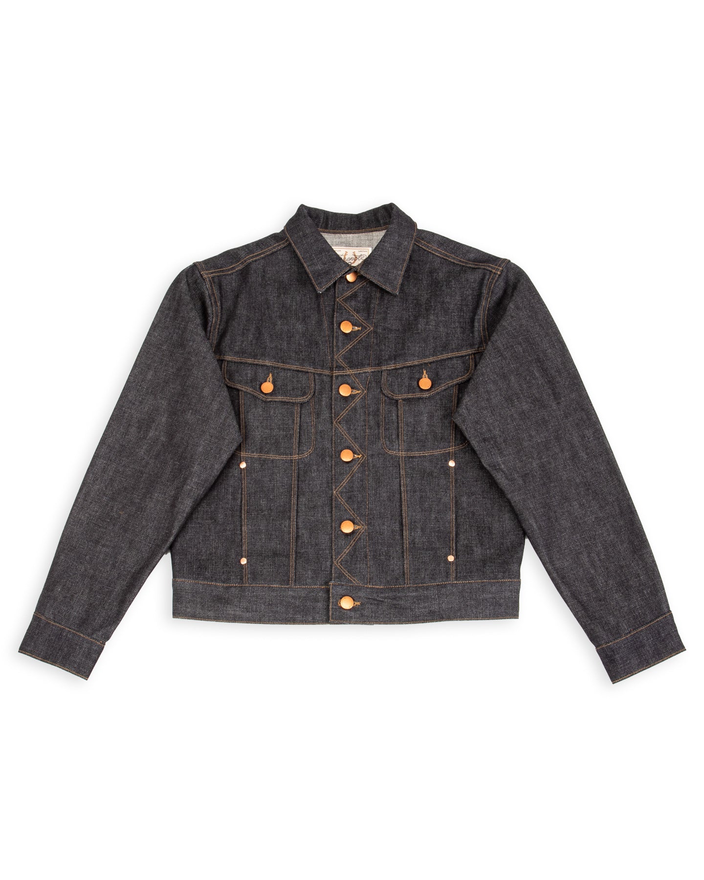 High Low Jacket - 14oz Broken Twill Denim