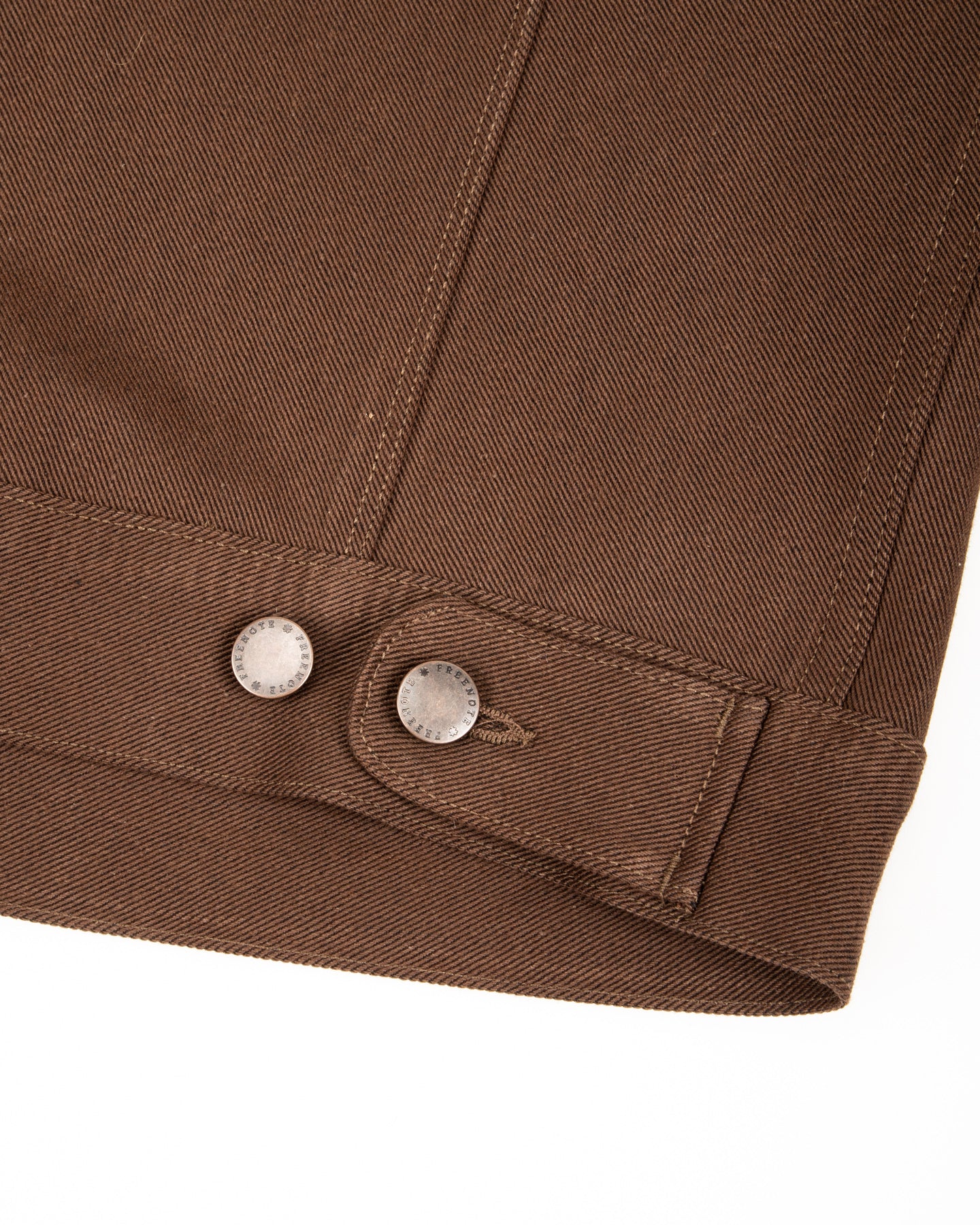 High Low Jacket - 15oz Dark Brown Denim