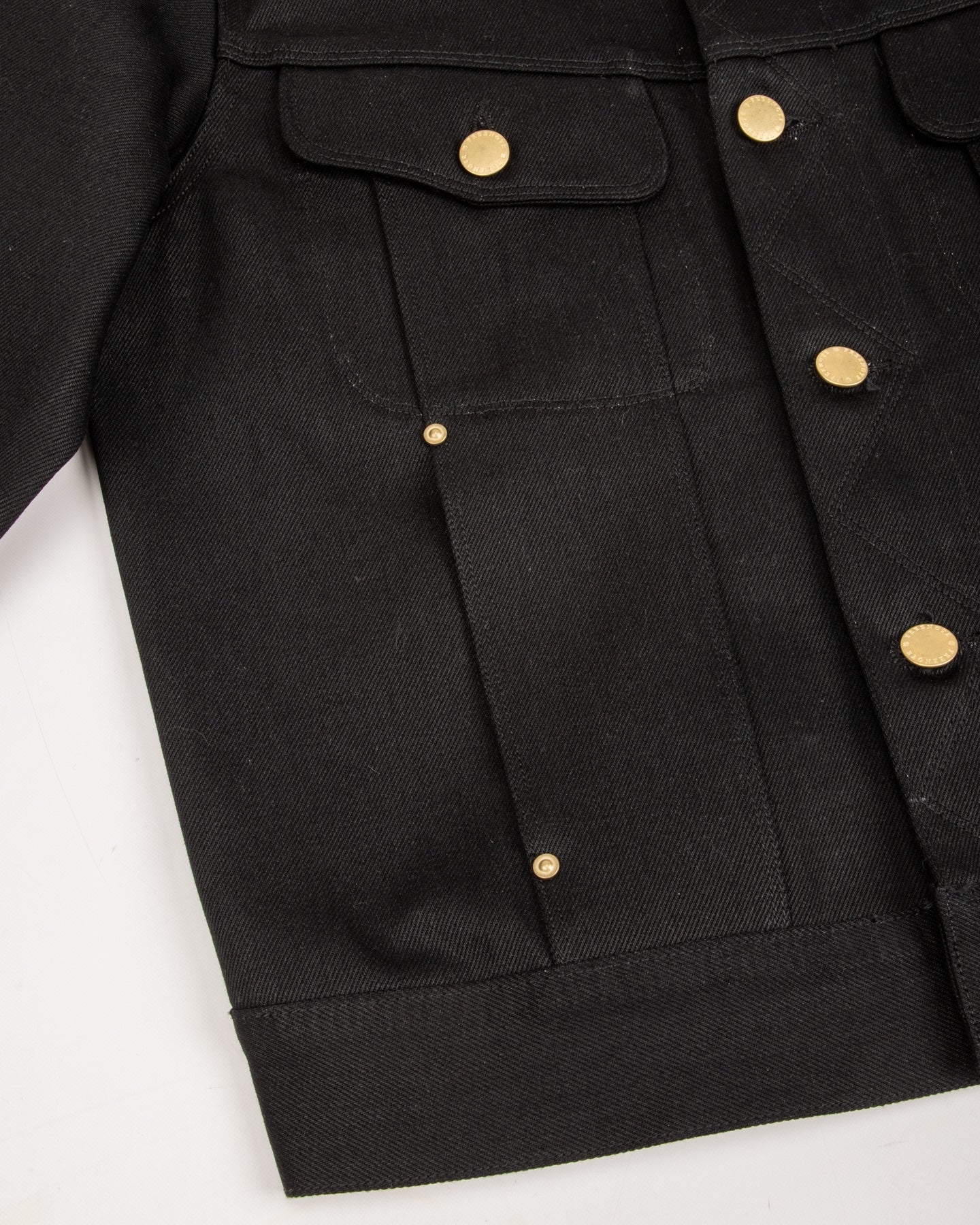 High Low Jacket - 15.75oz Black/Black