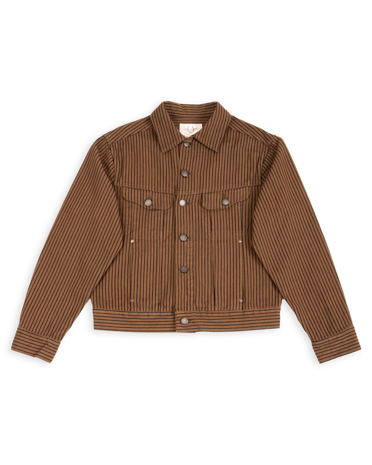High Low Jacket - Brown Herringbone Dobby – Standard & Strange