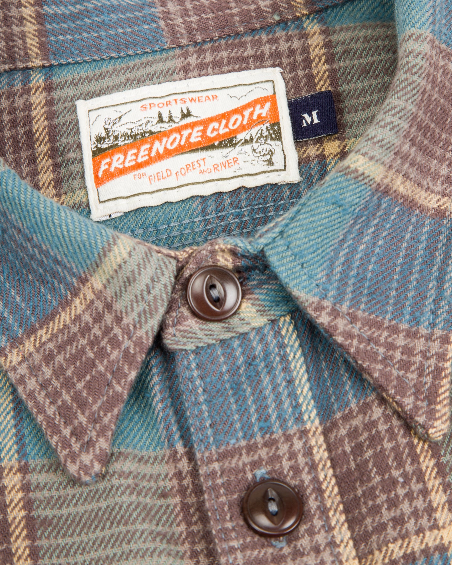 Freenote Jepson Shirt - Dusty Blue Plaid - Standard & Strange