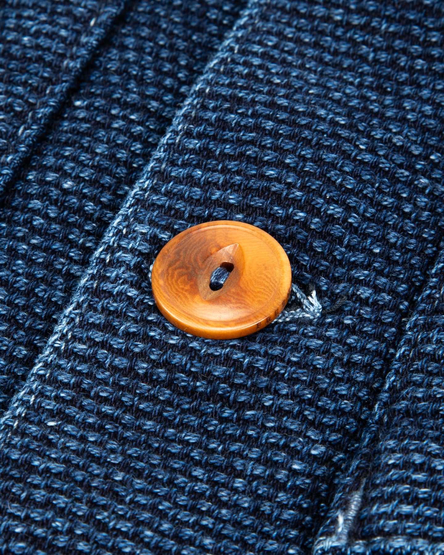 Midway CPO Shirt - Sashiko Single Rinsed