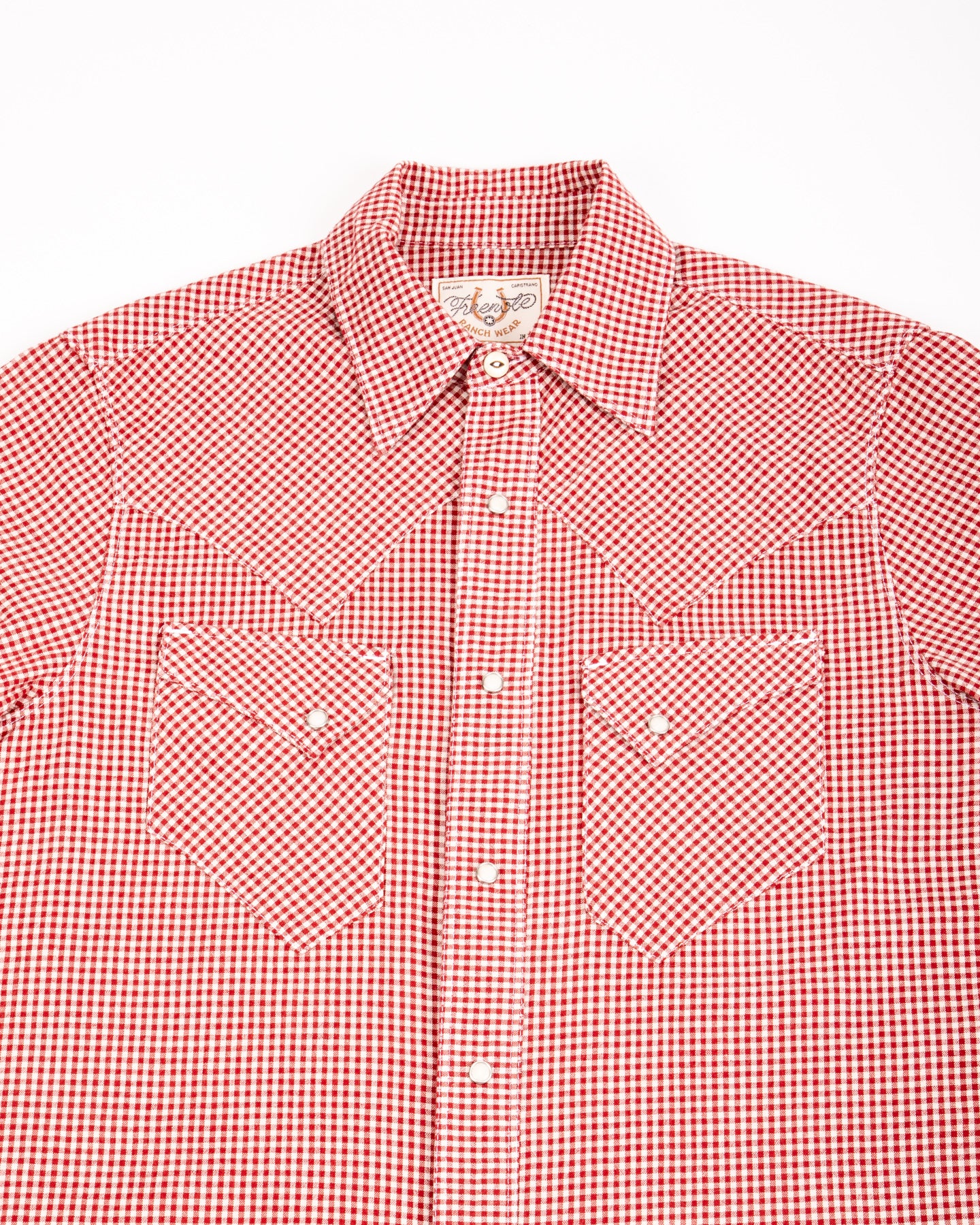Freenote North Fork S/S Shirt - Red Gingham - Standard & Strange
