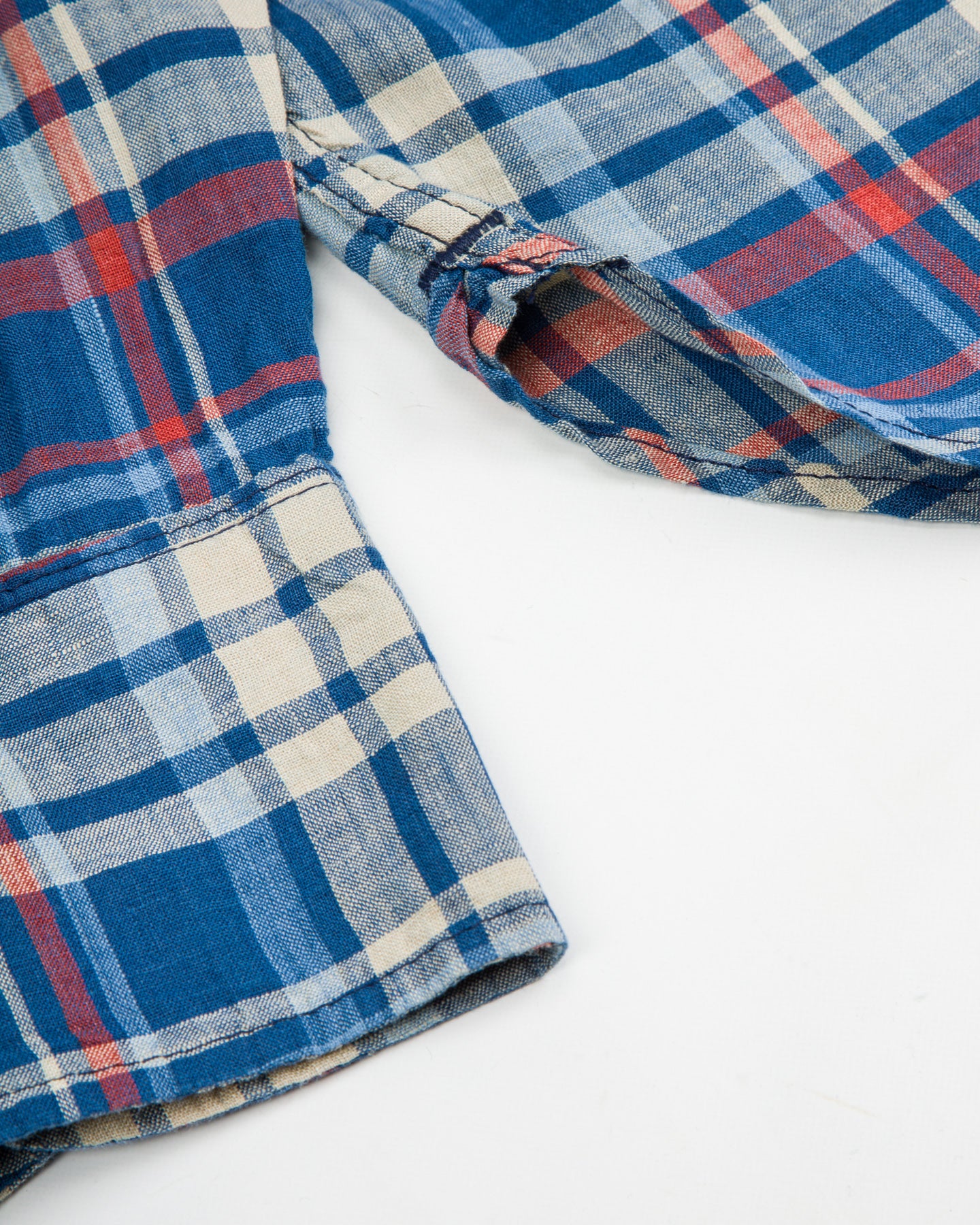 Freenote Western Scout Shirt - Kingfisher Blue Plaid - Standard & Strange