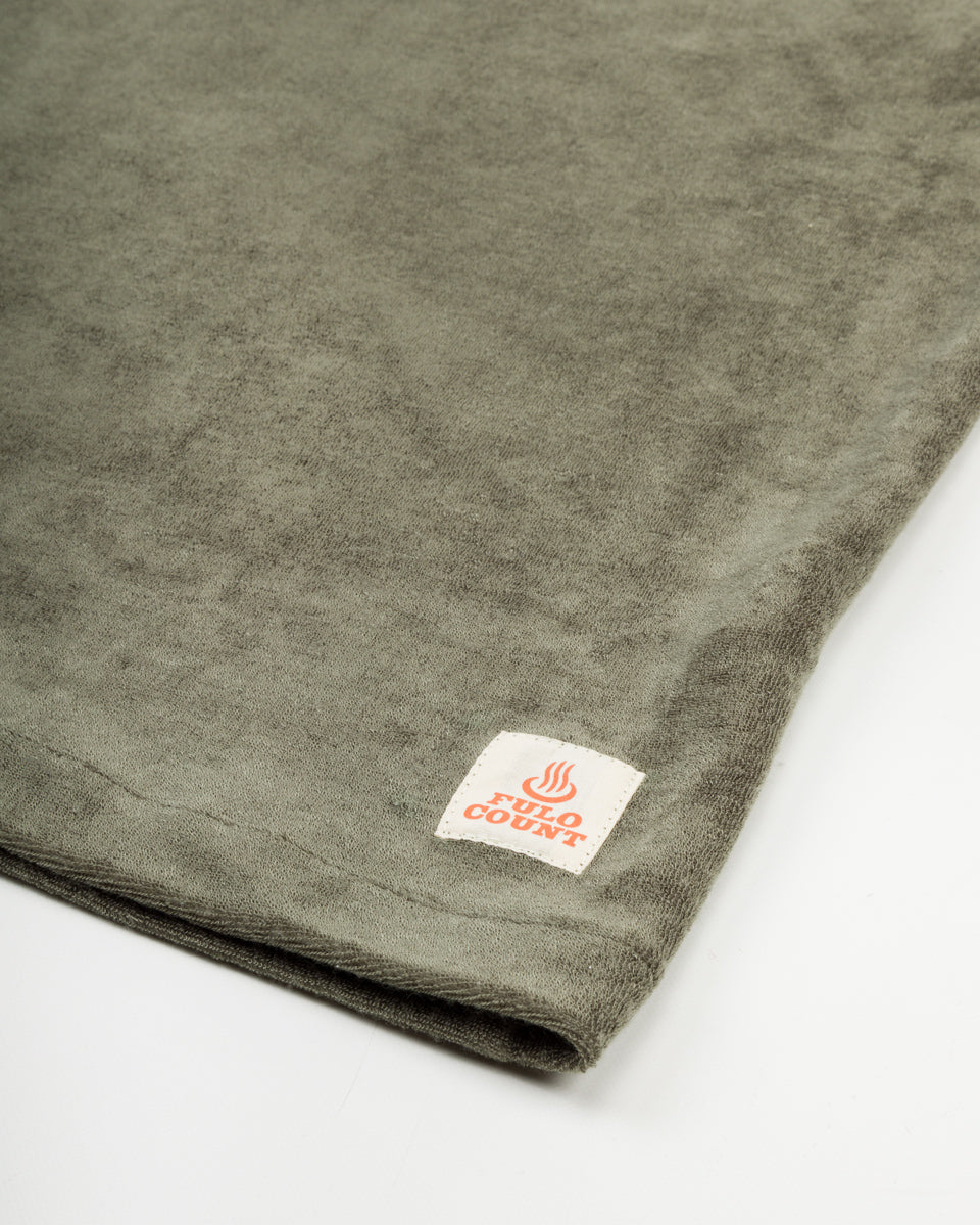 Fullcount Tencel Pile Tee - Olive - Standard & Strange