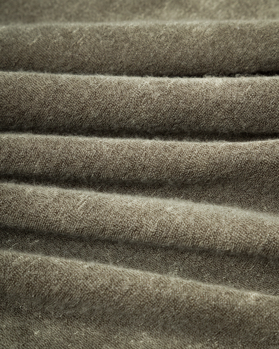 Fullcount Tencel Pile Tee - Olive - Standard & Strange