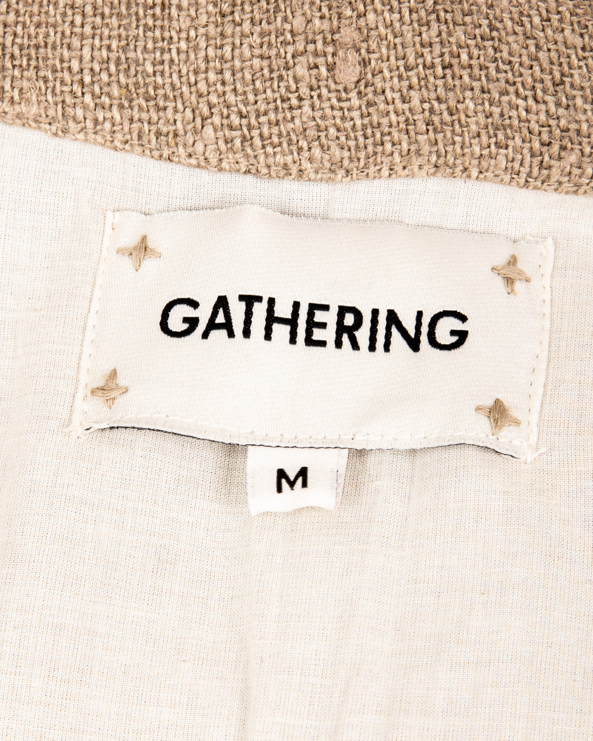 Gathering Beekeeper Jacket - Beige Handwoven Hemp - Standard & Strange