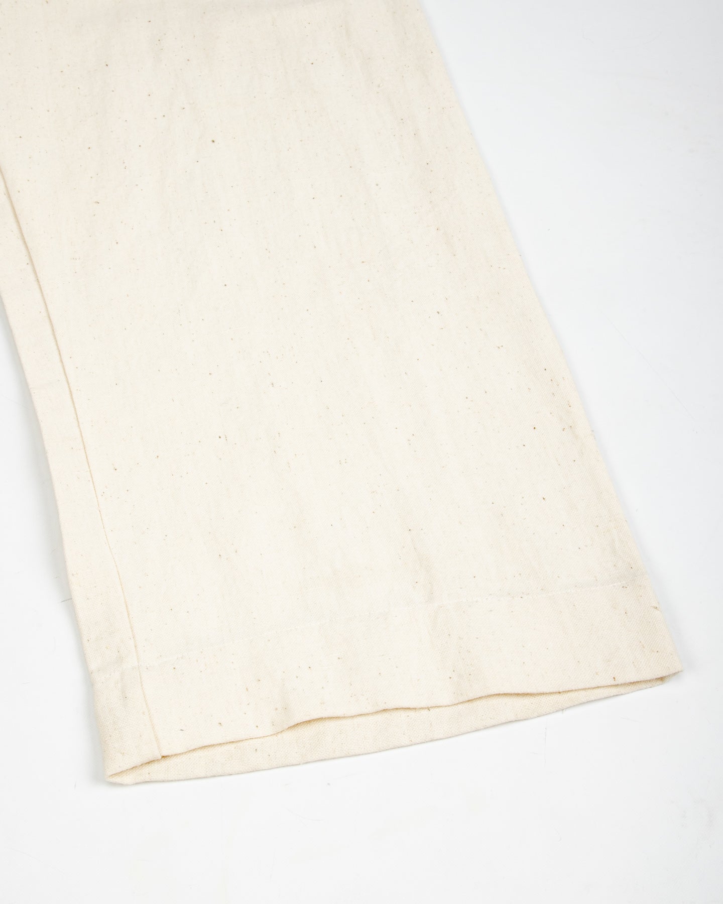 Gathering Farmer Pant - Off White Handloom Cotton Linen - Standard & Strange