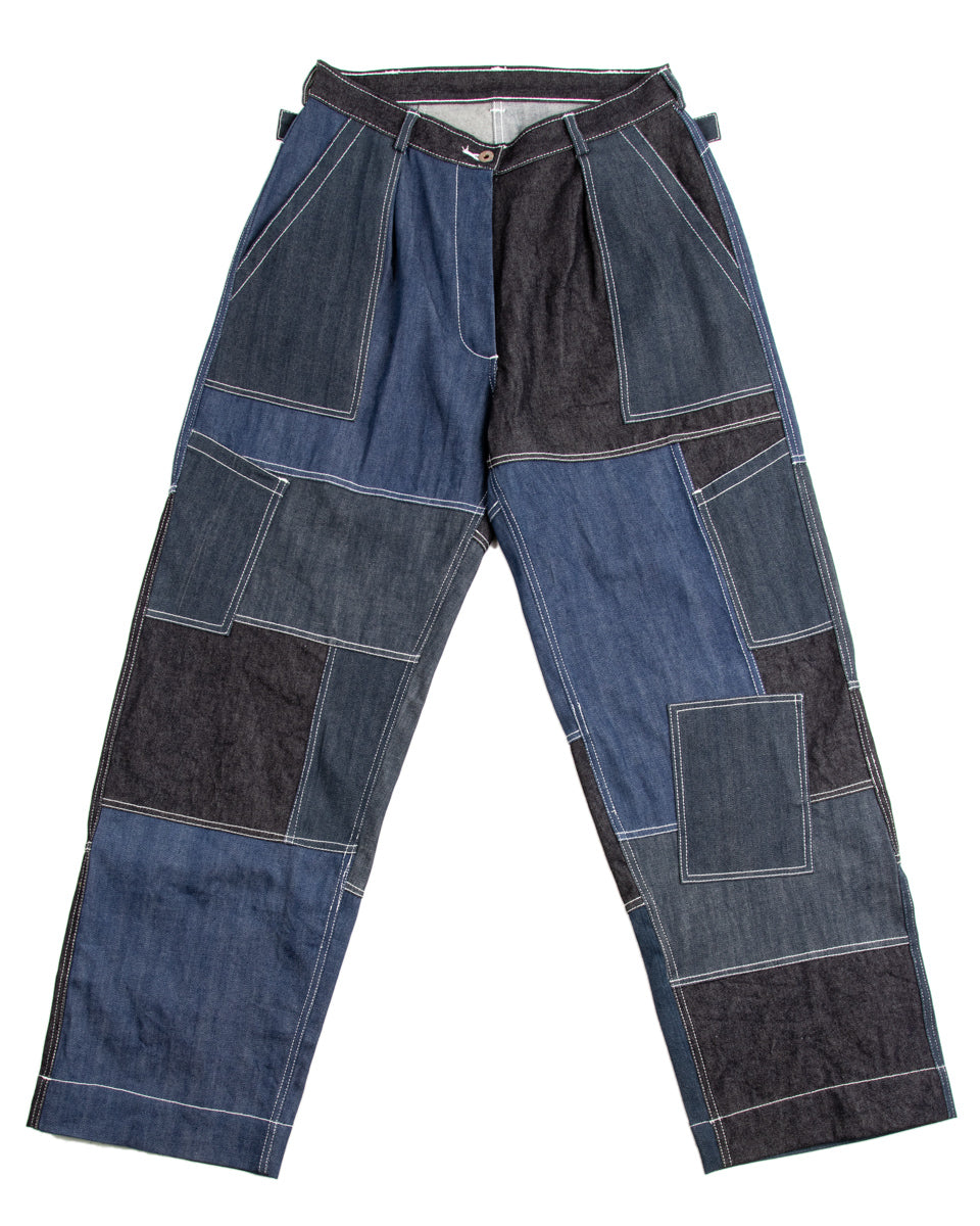W'Menswear Unisex Freedom Flight Trouser - Denim - Standard & Strange