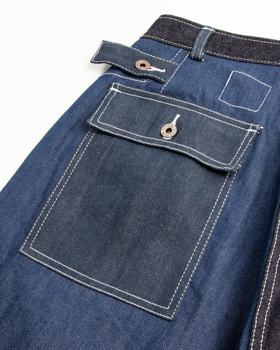 W'Menswear Unisex Freedom Flight Trouser - Denim - Standard & Strange