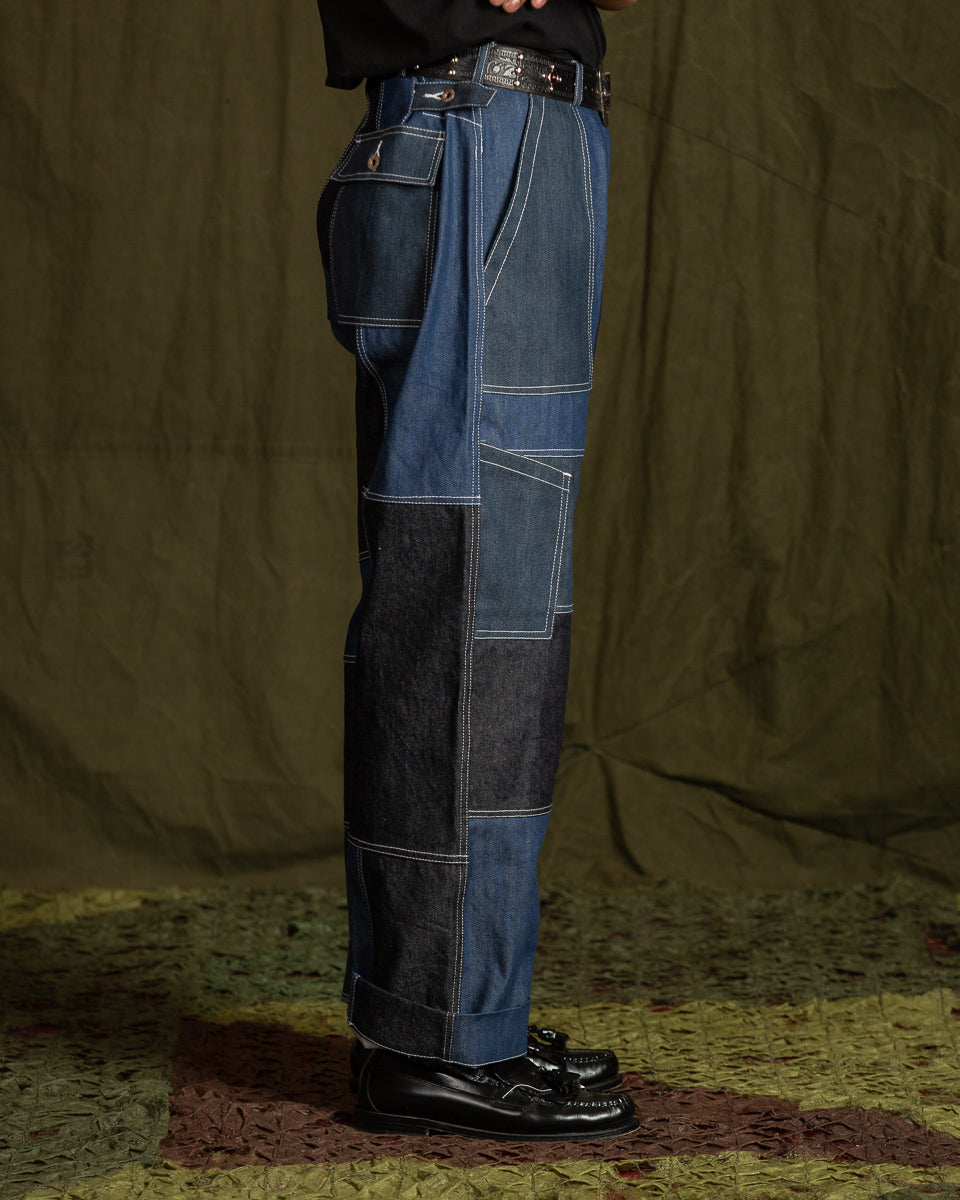 W'Menswear Unisex Freedom Flight Trouser - Denim - Standard & Strange