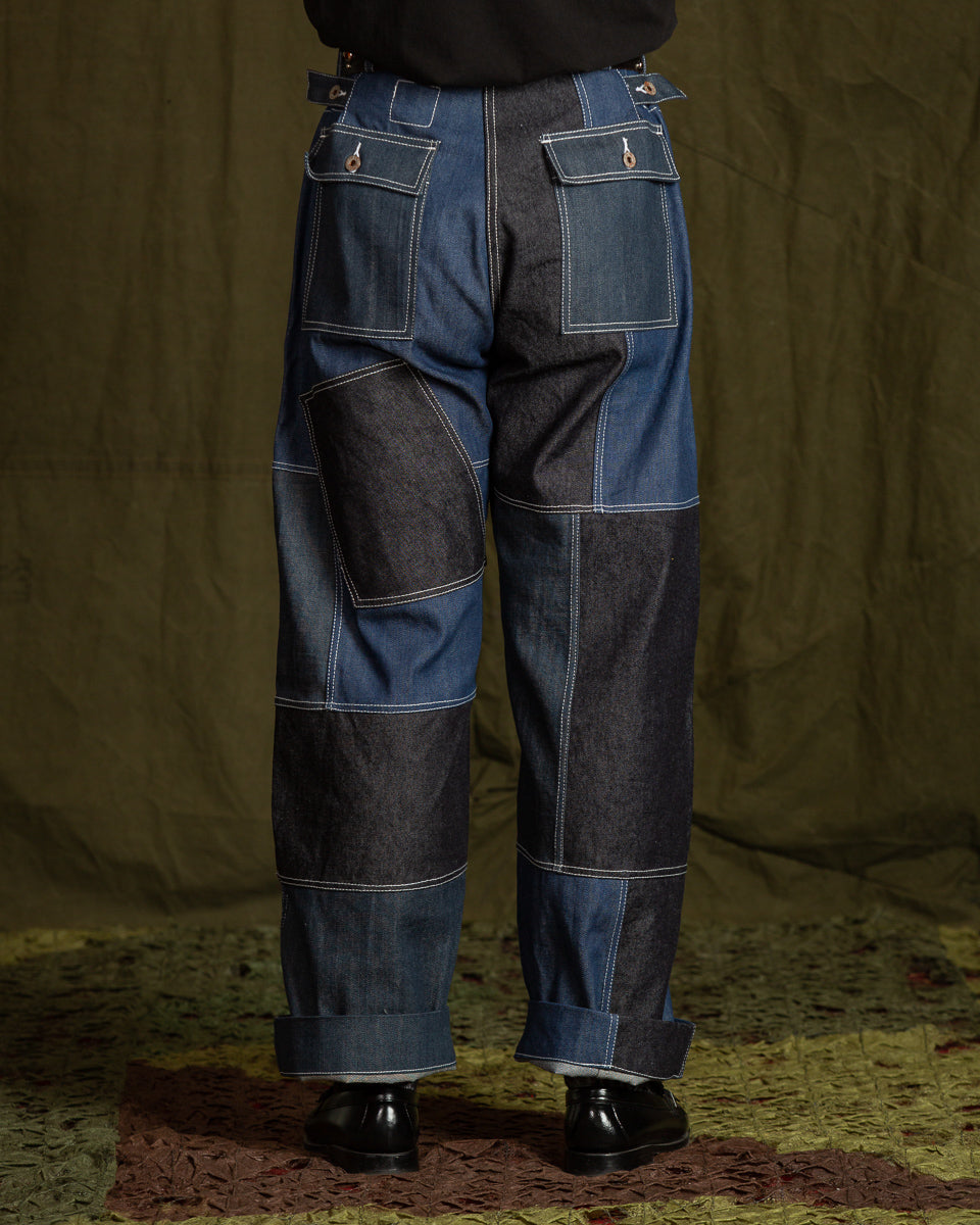 W'Menswear Unisex Freedom Flight Trouser - Denim - Standard & Strange