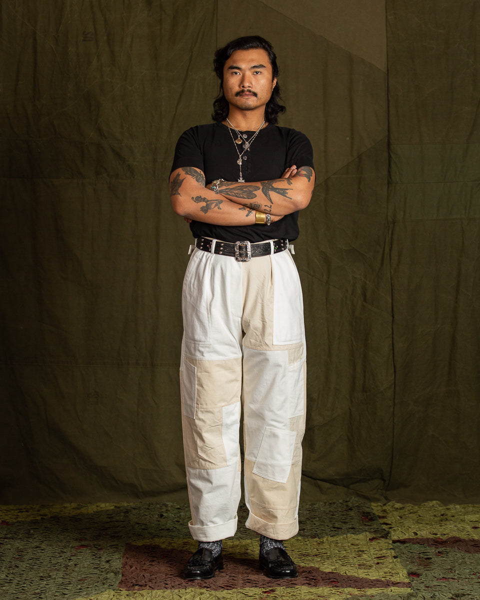 W'Menswear Unisex Freedom Flight Trouser - Off-White - Standard & Strange