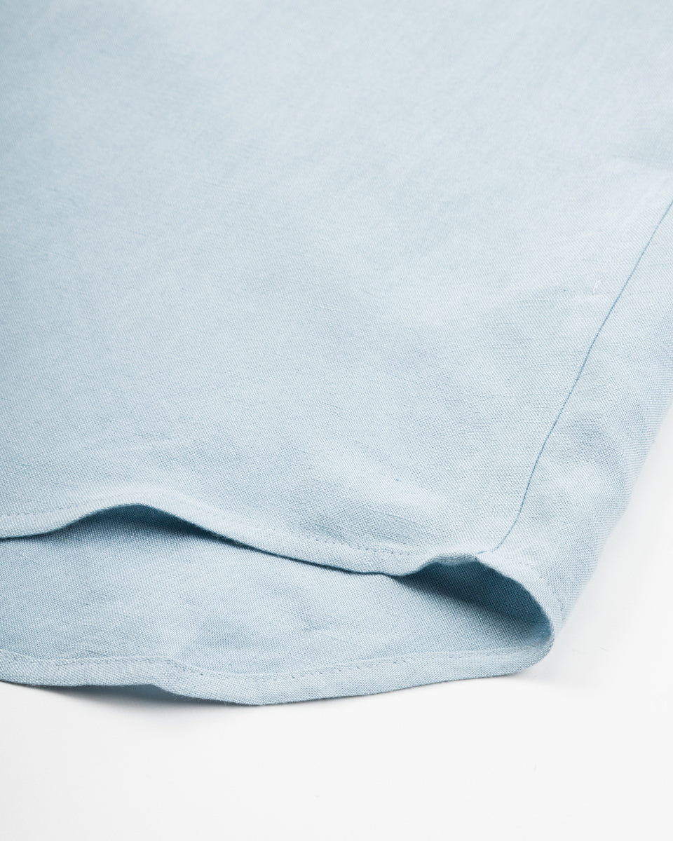 Gorsch Bamboo Linen Double Short Sleeve Shirt - Baby Blue - Standard & Strange