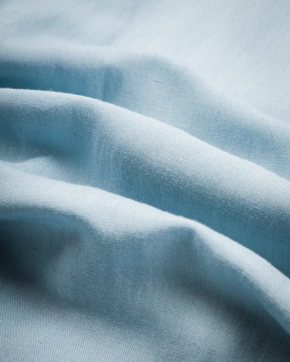 Gorsch Bamboo Linen Double Short Sleeve Shirt - Baby Blue - Standard & Strange