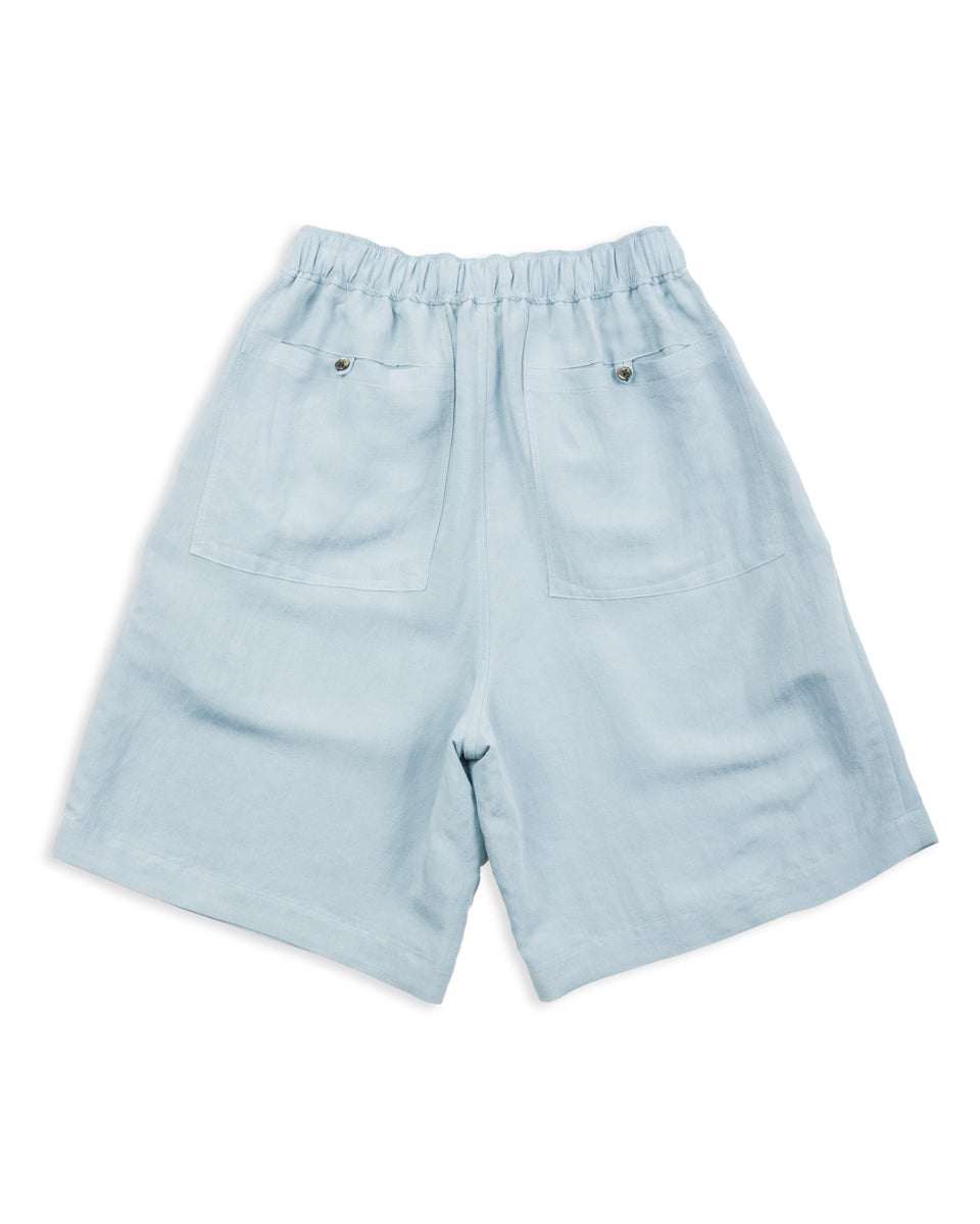 Gorsch Bamboo Linen Shorts - Baby Blue - Standard & Strange