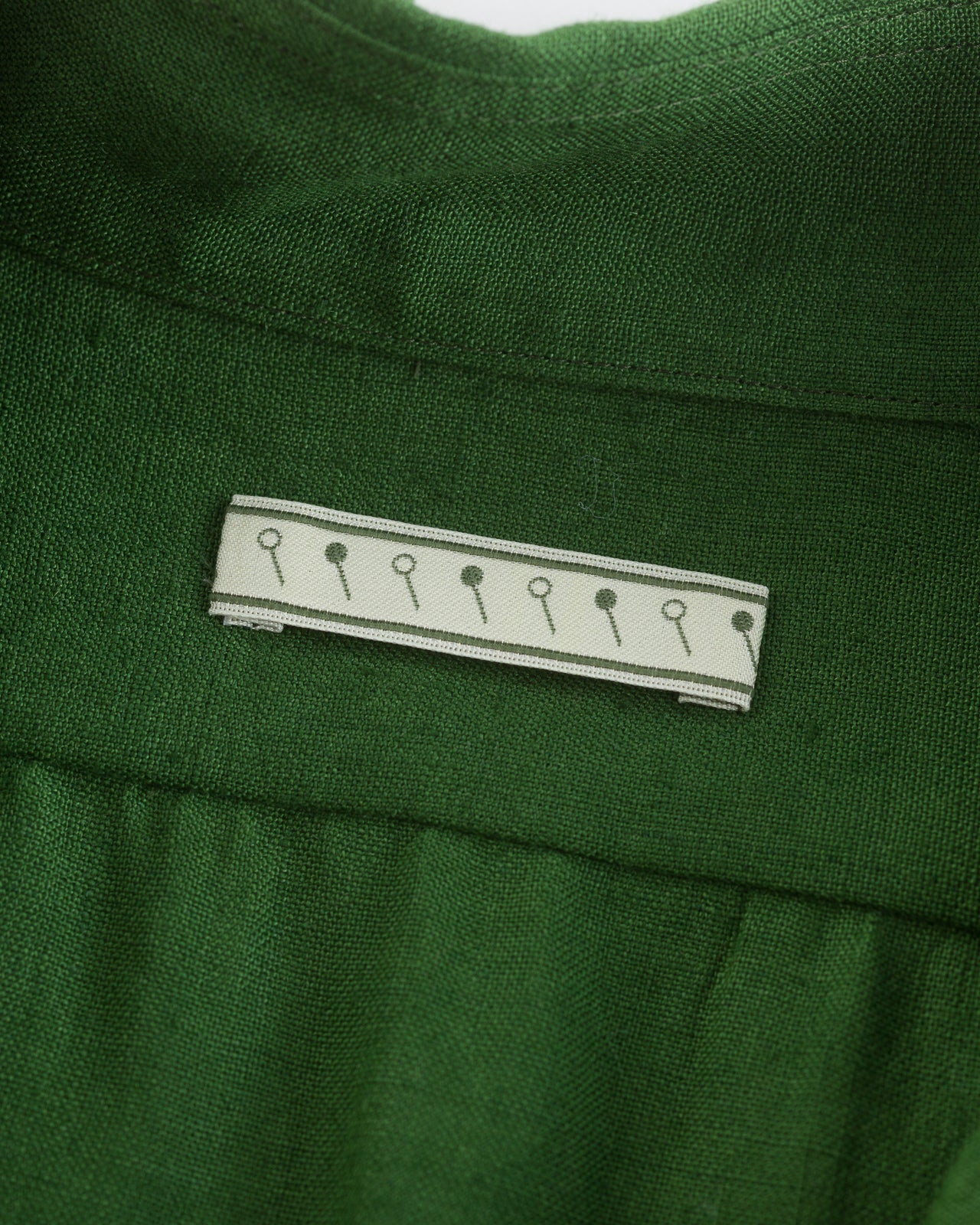 Gorsch Belgian Linen Collar Shirt - Green - Standard & Strange