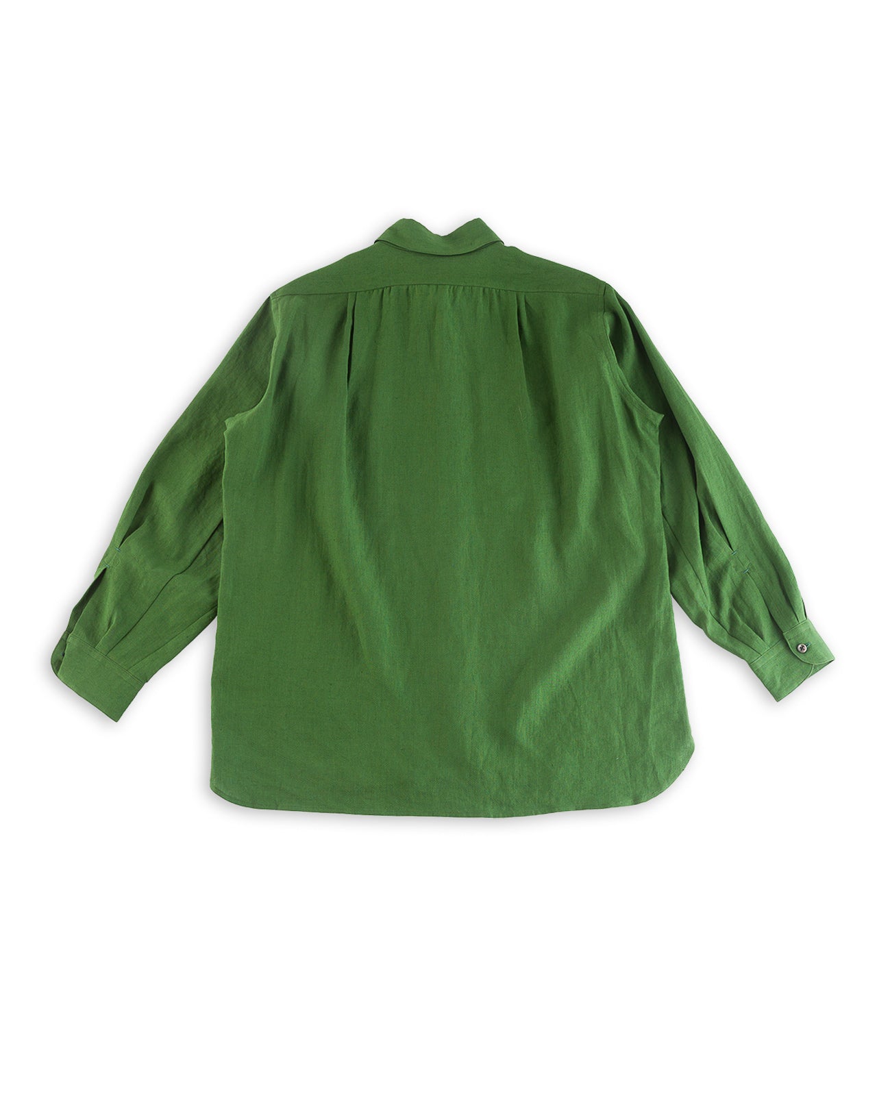 Gorsch Belgian Linen Collar Shirt - Green - Standard & Strange
