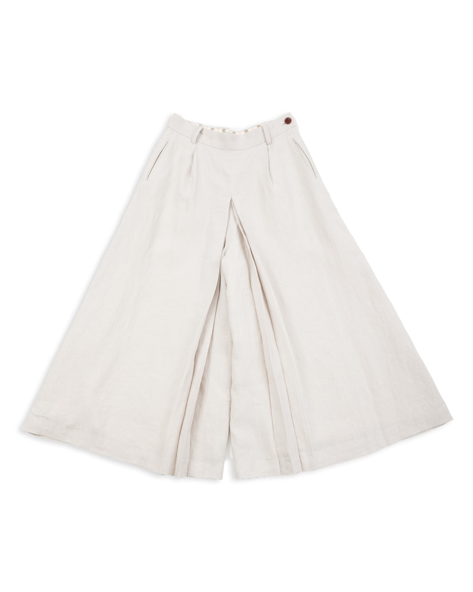 Gorsch Belgian Linen Culotte - Light Grey - Standard & Strange