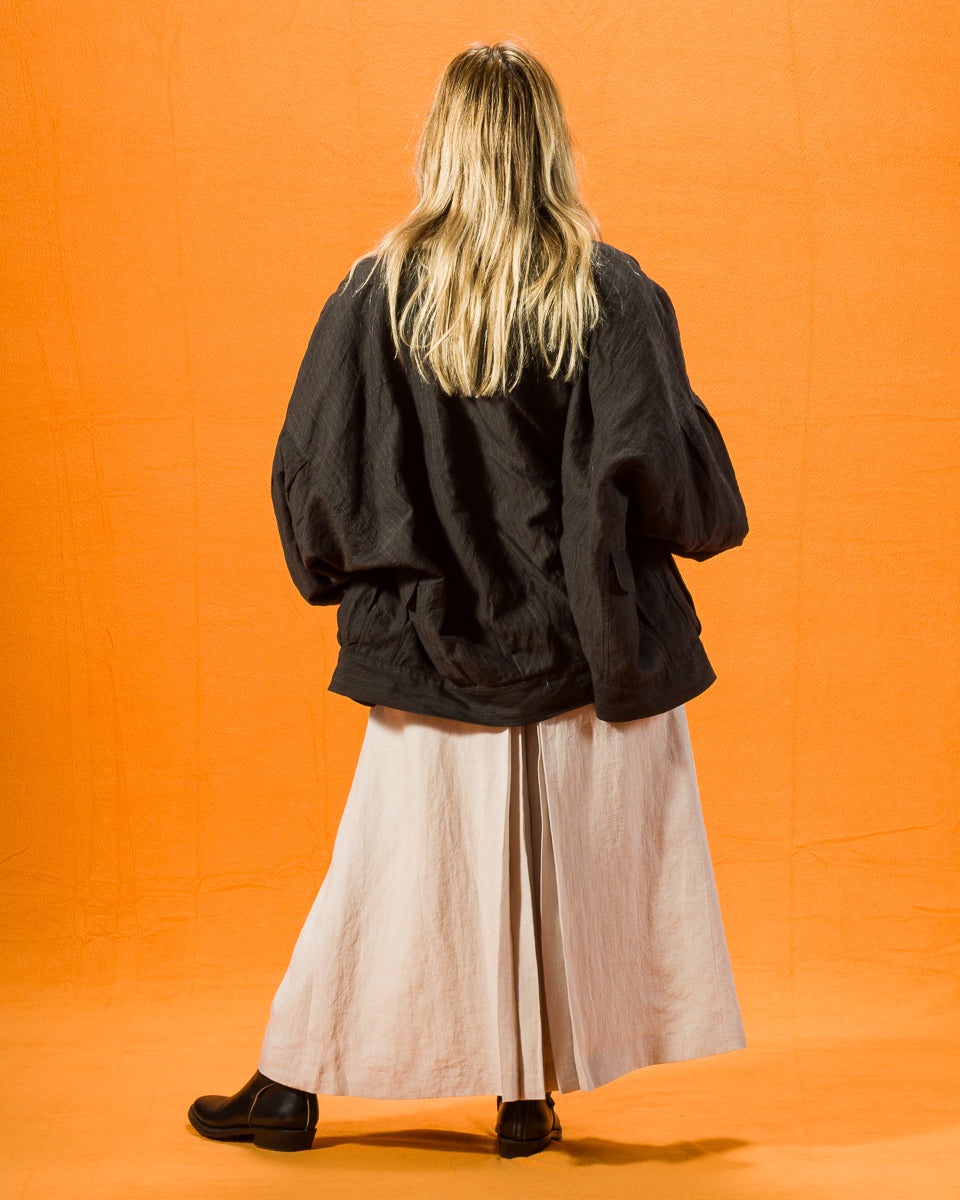 Gorsch Belgian Linen Culotte - Light Grey - Standard & Strange